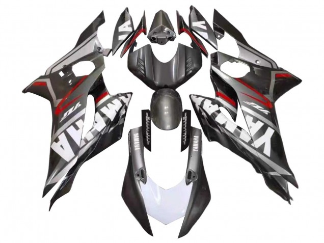 Purchase 2017-2023 Matte Black White Red Yamaha YZF 600 R6 Motorcycle Fairings UK