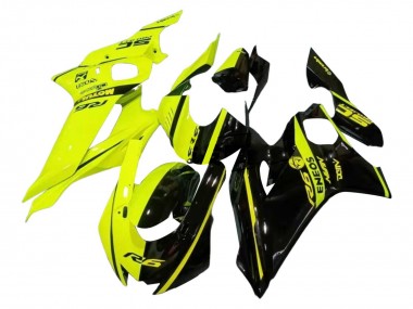 Purchase 2017-2023 Neon Yellow Glossy Black Split Yamaha YZF 600 R6 Motorcycle Fairings UK