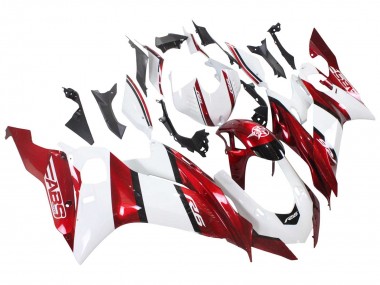 Purchase 2017-2023 White Red Black Yamaha YZF 600 R6 Motorcycle Fairings UK
