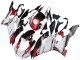 Purchase 2017-2023 White Red Black Semakin Didepan Yamaha YZF 600 R6 Motorcycle Fairings UK