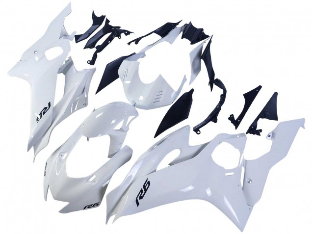 Purchase 2017-2023 White Yamaha YZF 600 R6 Motorcycle Fairings UK