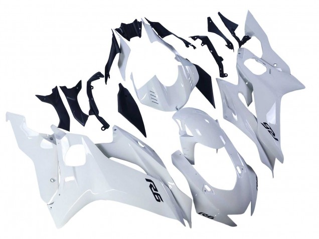 Purchase 2017-2023 White Yamaha YZF 600 R6 Motorcycle Fairings UK