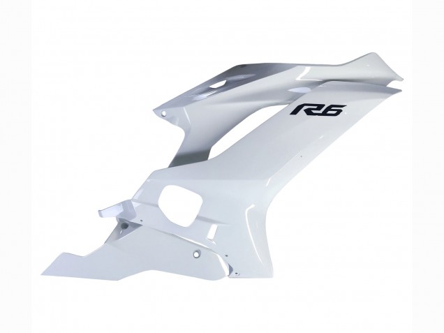 Purchase 2017-2023 White Yamaha YZF 600 R6 Motorcycle Fairings UK