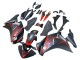 Purchase 2011-2015 Matte Black Red Stripe Honda CBR250RR Motorcycle Fairings UK