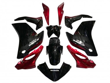 Purchase 2011-2015 Glossy Black Red Honda CBR250RR Motorcycle Fairings UK
