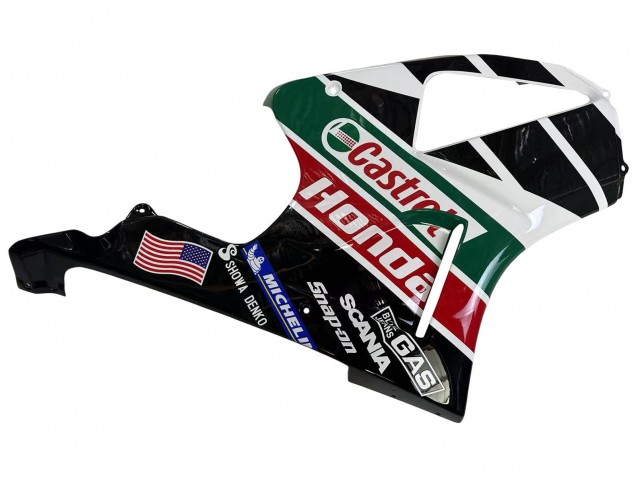 Purchase 2000-2006 White Red Green Glossy Black Castrol Honda VTR1000 Motorcycle Fairings UK