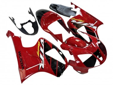 Purchase 2000-2006 Red Black Stripe Racing Honda VTR1000 Motorcycle Fairings UK