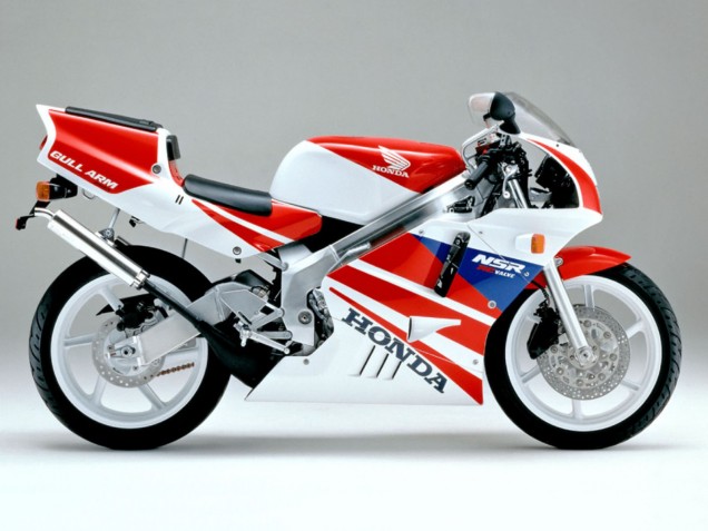 Purchase 1990-1993 White Blue Red Honda NSR250R PGM-3 Motorcycle Fairings UK