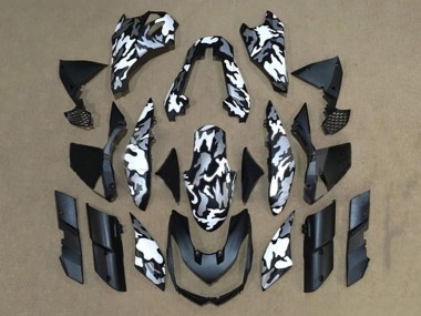 Purchase 2010-2013 Black White Camouflage Kawasaki Z1000 Motorcycle Fairings UK