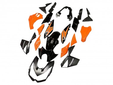 Purchase 2010-2013 Orange Glossy Black Kawasaki Z1000 Motorcycle Fairings UK