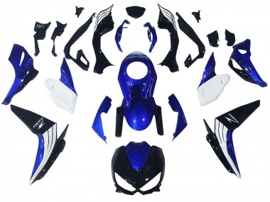 Purchase 2014-2019 Black White Blue Kawasaki Z1000 Motorcycle Fairings UK