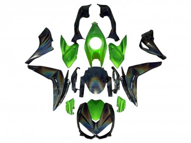 Purchase 2014-2019 Green Rainbow Kawasaki Z1000 Motorcycle Fairings UK