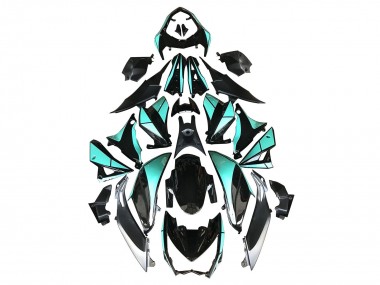 Purchase 2014-2019 Marble Black Forged Carbon Fiber Kawasaki Z1000 Motorcycle Fairings UK