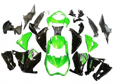 Purchase 2013-2018 Green Glossy Black Kawasaki Z800 Motorcycle Fairings UK