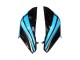 Purchase 2013-2018 Light Blue Glossy Black Kawasaki Z800 Motorcycle Fairings UK