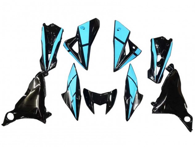 Purchase 2013-2018 Light Blue Glossy Black Kawasaki Z800 Motorcycle Fairings UK