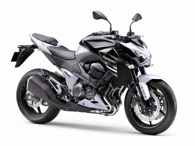 Purchase 2013-2018 White Glossy Black Green Kawasaki Z800 Motorcycle Fairings UK