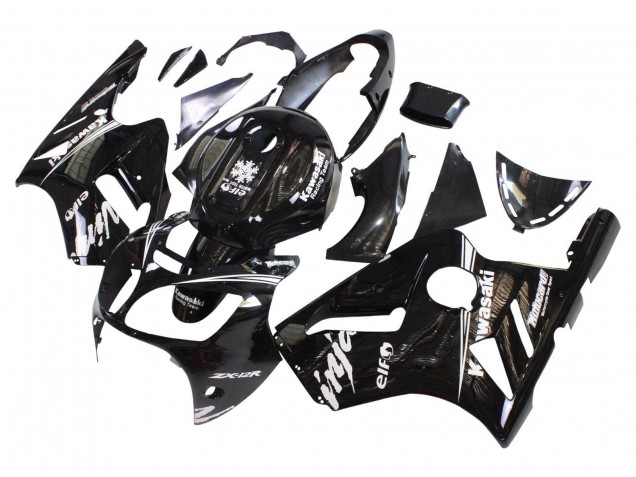 Purchase 2000-2001 Glossy Black White Elf Snow Kawasaki ZX12R Motorcycle Fairings UK