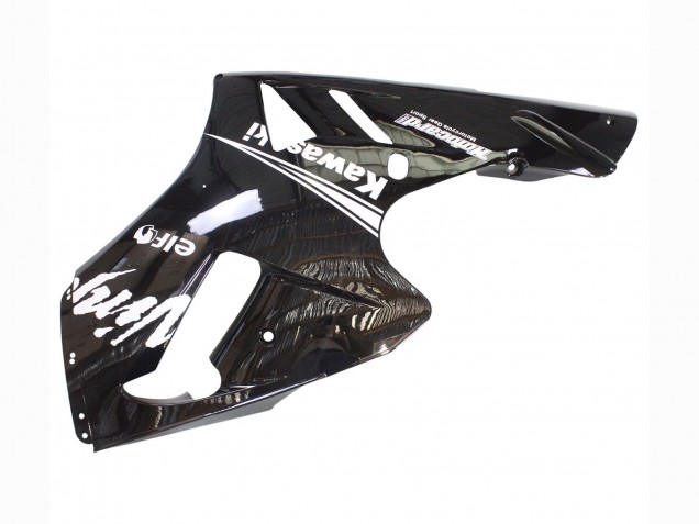 Purchase 2000-2001 Glossy Black White Elf Snow Kawasaki ZX12R Motorcycle Fairings UK