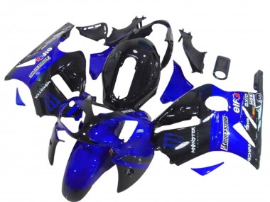 Purchase 2000-2001 Glossy Black Blue Monster Kawasaki ZX12R Motorcycle Fairings UK