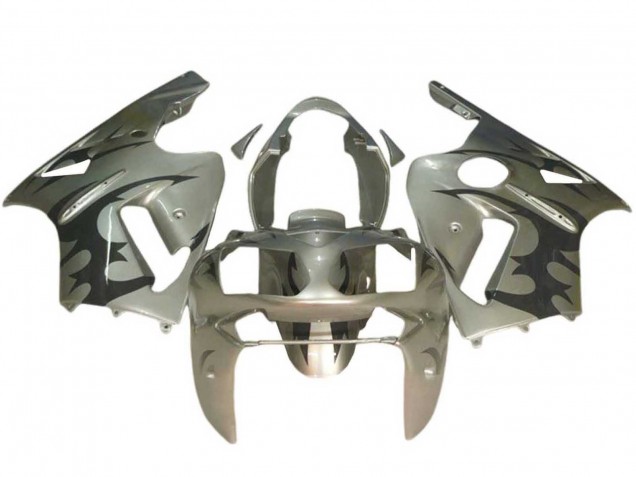 Purchase 2002-2006 Silver Black Kawasaki ZX12R Motorcycle Fairings UK