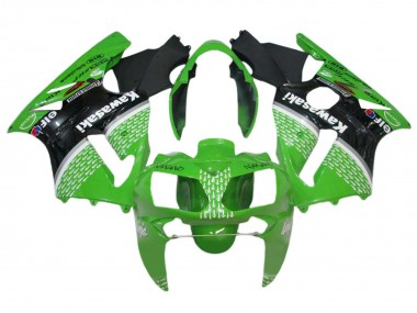 Purchase 2002-2006 Green Black White Kawasaki ZX12R Motorcycle Fairings UK