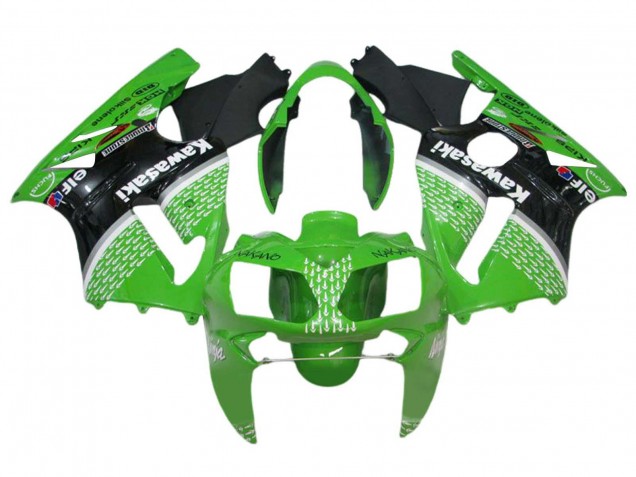 Purchase 2002-2006 Green Black White Kawasaki ZX12R Motorcycle Fairings UK