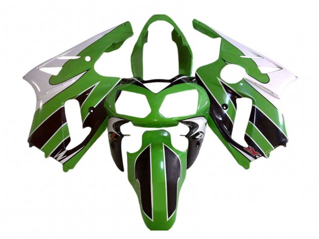 Purchase 2002-2006 White Green Black Kawasaki ZX12R Motorcycle Fairings UK