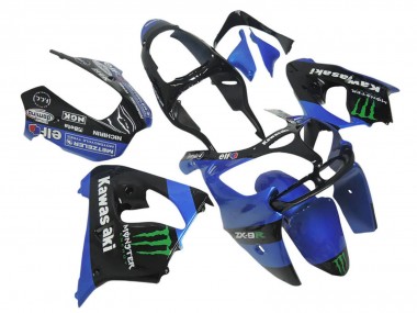 Purchase 2002-2006 Blue Black Green White Elf Monster Kawasaki ZX12R Motorcycle Fairings UK