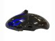 Purchase 2000-2001 Glossy Black Blue Flame White Kawasaki ZX9R Motorcycle Fairings UK