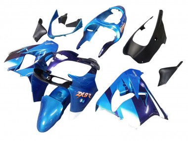 Purchase 2000-2001 Blue Black Kawasaki ZX9R Motorcycle Fairings UK