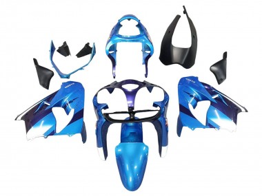 Purchase 2000-2001 Blue Black Kawasaki ZX9R Motorcycle Fairings UK