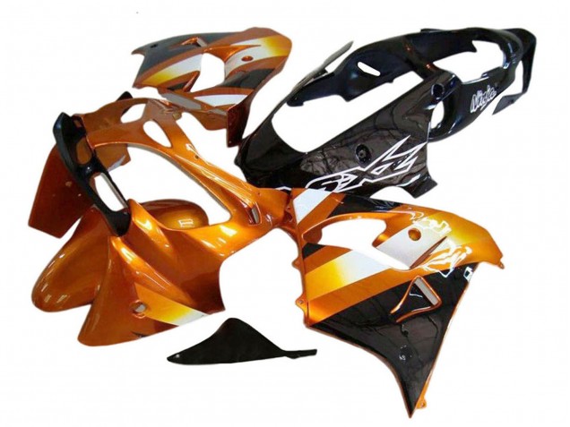 Purchase 2000-2001 Orange Black Kawasaki ZX9R Motorcycle Fairings UK