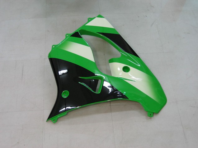 Purchase 2000-2001 Green Silver Black Kawasaki ZX9R Motorcycle Fairings UK