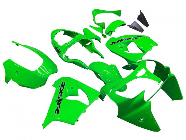 Purchase 2000-2001 Green Kawasaki ZX9R Motorcycle Fairings UK