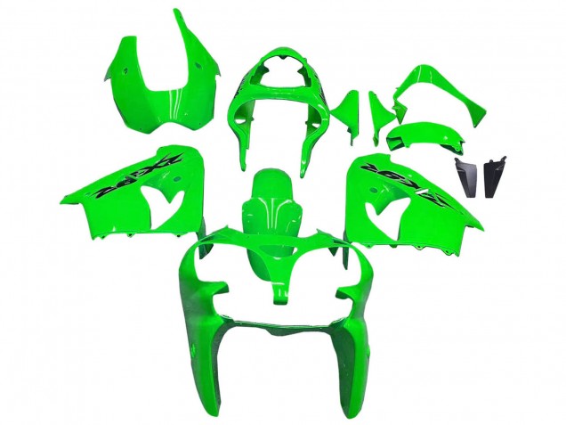 Purchase 2000-2001 Green Kawasaki ZX9R Motorcycle Fairings UK
