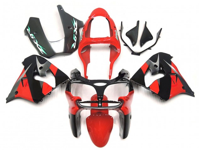 Purchase 2000-2001 Red Black Kawasaki ZX9R Motorcycle Fairings UK