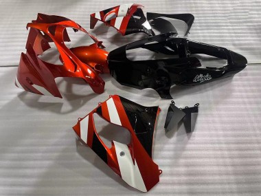 Purchase 2002-2003 Red White Glossy Black Kawasaki ZX9R Motorcycle Fairings UK