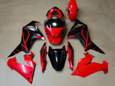 Purchase 2019-2020 Matte Black Matte Red Stripe Honda CBR650R Motorcycle Fairings UK