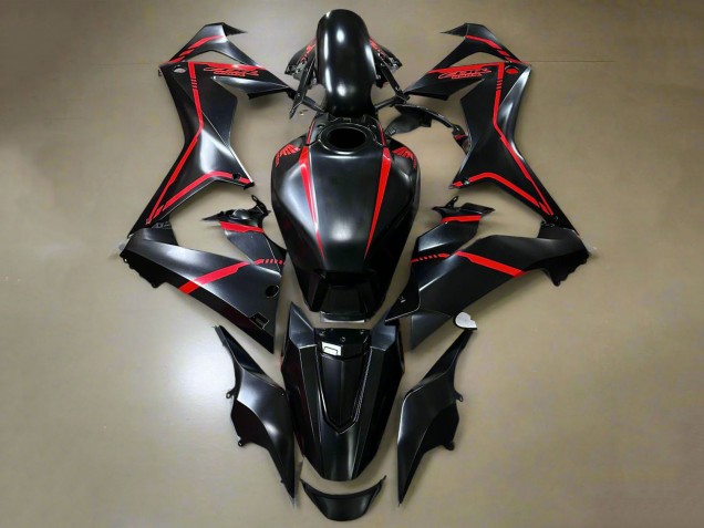 Purchase 2019-2020 Matte Black Red Stripe Honda CBR650R Motorcycle Fairings UK Purchase 2019-2020 Matte Black Red Stripe Honda CBR650R Motorcycle Fairings UK