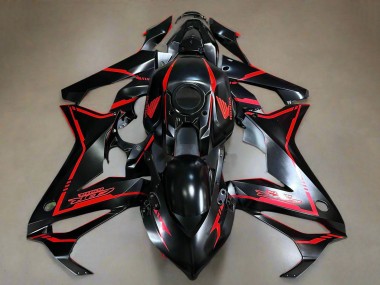 Purchase 2019-2020 Matte Black Red Stripe Honda CBR650R Motorcycle Fairings UK