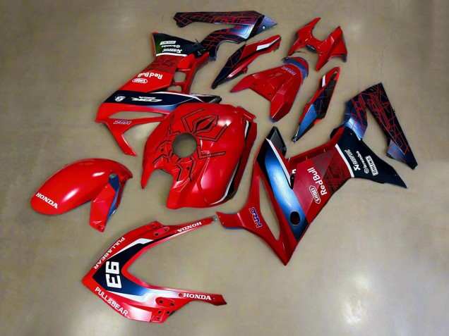 Purchase 2019-2020 Red Dark Blue HRC Honda CBR650R Motorcycle Fairings UK Purchase 2019-2020 Red Dark Blue HRC Honda CBR650R Motorcycle Fairings UK