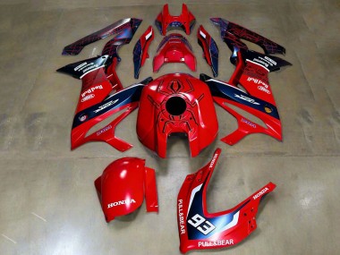 Purchase 2019-2020 Red Dark Blue HRC Honda CBR650R Motorcycle Fairings UK