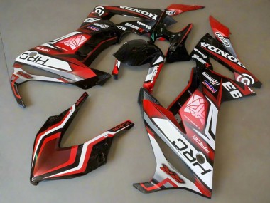 Purchase 2019-2020 White Red Glossy Black HRC Honda CBR650R Motorcycle Fairings UK
