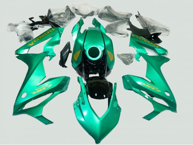 Purchase 2021-2023 Green Gold Honda CBR650R Motorcycle Fairings UK Purchase 2021-2023 Green Gold Honda CBR650R Motorcycle Fairings UK