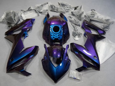 Purchase 2021-2023 Chameleon Blue & Purple Honda CBR650R Motorcycle Fairings UK