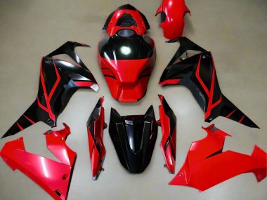 Purchase 2021-2023 Matte Black Matte Red Stripe Honda CBR650R Motorcycle Fairings UK