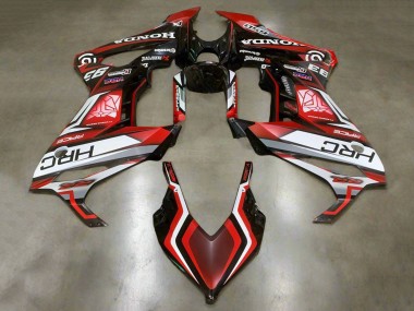 Purchase 2021-2023 Matte Red Black White HRC Honda CBR650R Motorcycle Fairings UK