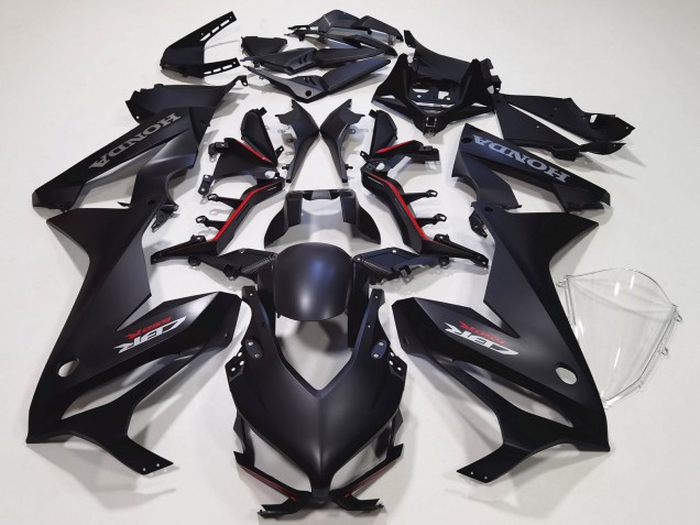 Purchase 2021-2023 Matte Black Red Grey Honda CBR650R Motorcycle Fairings UK Purchase 2021-2023 Matte Black Red Grey Honda CBR650R Motorcycle Fairings UK