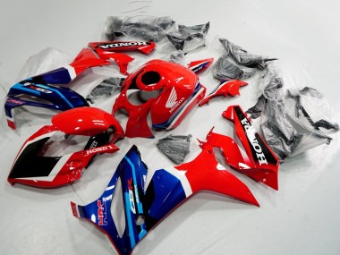 Purchase 2021-2023 Red Blue HRC Honda CBR650R Motorcycle Fairings UK